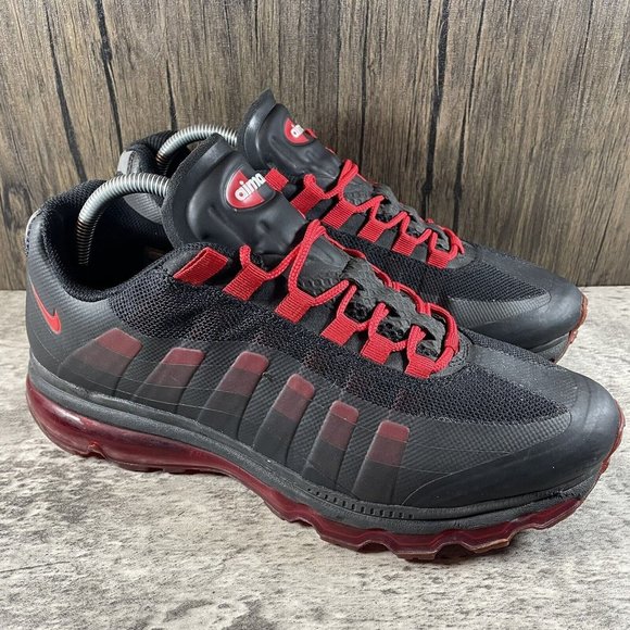 Nike Air Max 95+ BB Black Sport Red 511307-061 Men's Shoes Size 10
